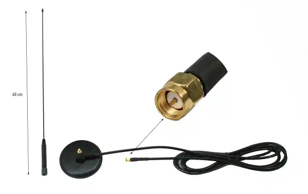 NAGOYA UT-72SMA Dual-band magnetic mobile antenna VHF-UHF SMA connector