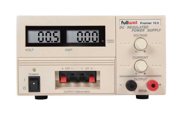 NP-9625 da fonte de alimentação ajustável 0-30 volts., 0-10 amperes