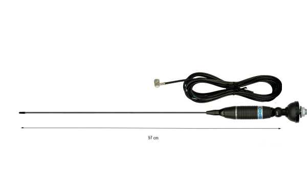 SIRIO OMEGA 27 Antenna 97 cm with adjustable inclination CB 27 Mhz