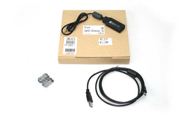 Kit de programação USB ICOM OPC-478UD válido para vários dispositivos Icom
