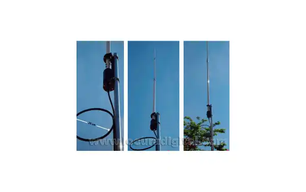 OUT250F, ANTENA DE BASE FIBRA  9 BANDAS.