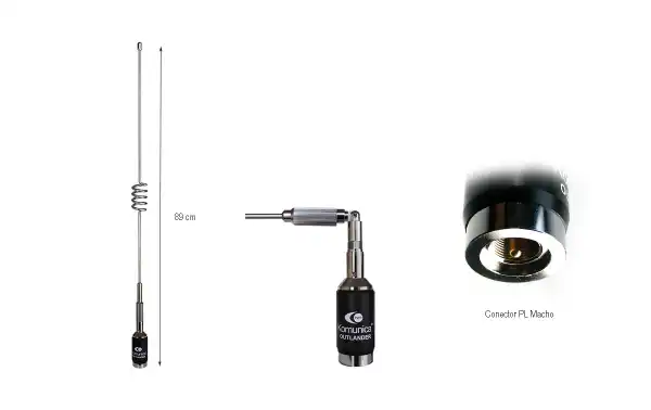 Large gamme de fréquences : couvrant une gamme de fréquences de 143 à 147 MHz en VHF et de 435 à 445 MHz en UHF, cette antenne convient à une variété de bandes et d'applications.