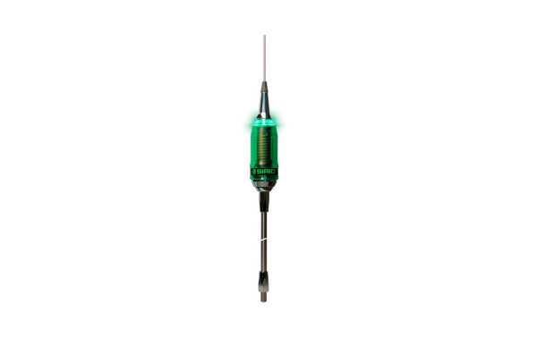 SÍRIA P-5000-38 LED Antena CB 27 Mhz. TX iluminação LED. conector de formato americano 3/8