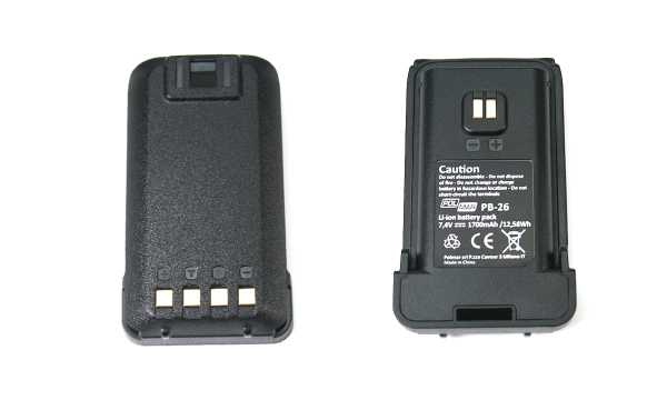 POLMAR PB-26 Lithium Battery for WORK 4 walkie. Capacity 1,700 mAh