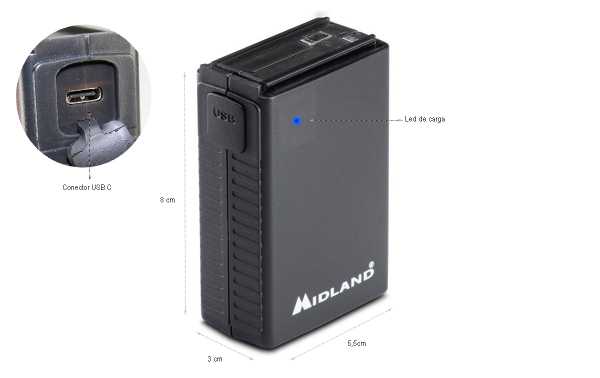 Batteria Action Cam al litio Midland 1700 mAh XTC 400 Vendita Online