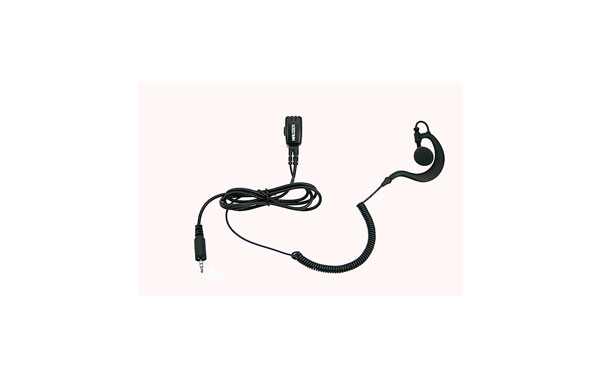 PIN29PKT Nauze Micro casque protège-oreille, haut de gamme noirs bouclés cordon pour KENWOOD PKT23