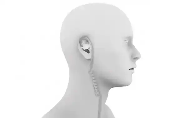 NAUZER PIN-39 TT Tubular type micro-earphone. PTT. For TAIT walkies