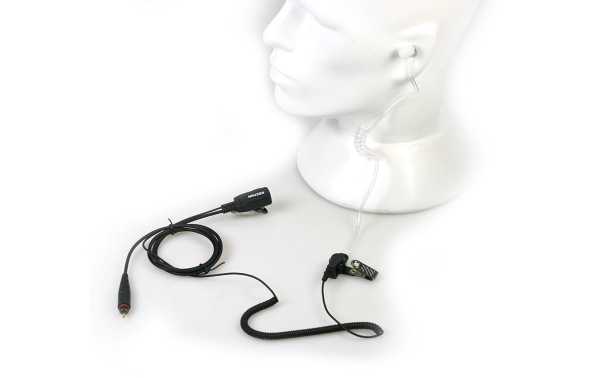 Casque PTT micro tubulaire PIN39 CLPE NAUZER pour MOTOROLA série CLPe.