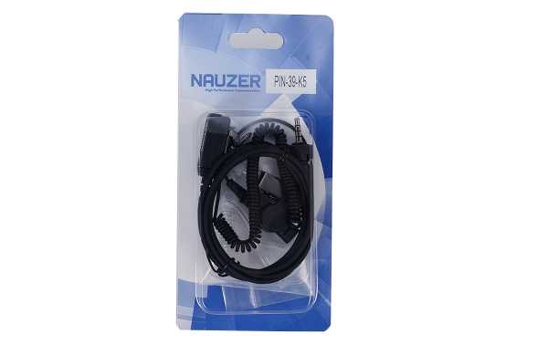 Ecouteur micro tubulaire PIN39-K5 NAUZER pour TK3601 KENWOOD