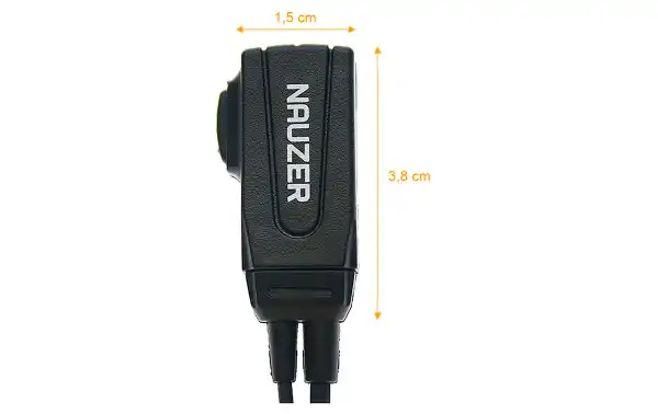 PIN39-K5 NAUZER Micro Auricular tubular para TK3601 KENWOOD