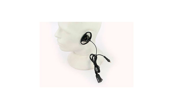 PIN77CLP Nauze fermé micro-casque protège-oreille, câble droit, pour Motorola série CLP