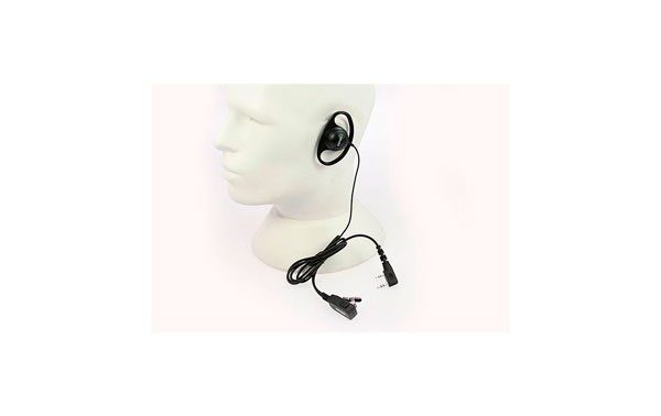 PIN77K Nauze fermé micro-casque protège-oreille, câble droit, Kenwood, Luthor, etc ...
