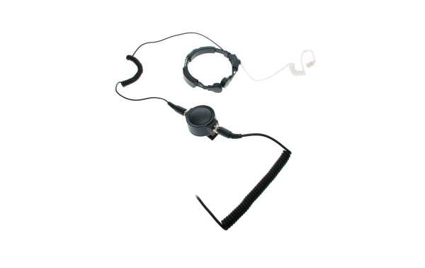 NAUZER PLX-330M2. Laringofono  auricular tubular Profesional