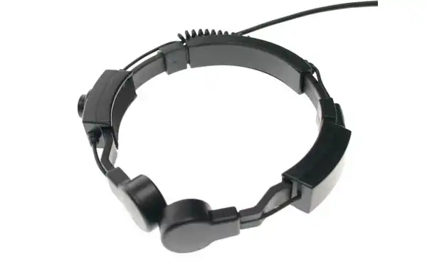 laringófono profesional con auricular