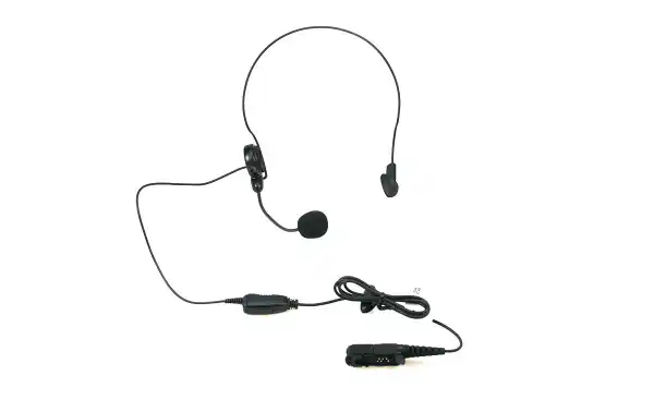MOTOROLA PMLN6761 MAGONE lightweight helmet. Headband type at the nape of the neck: transnuca. Boom type microphone and in-line PTT. Compatible MOTOTRBO XPR 3300e, XPR 3500e.