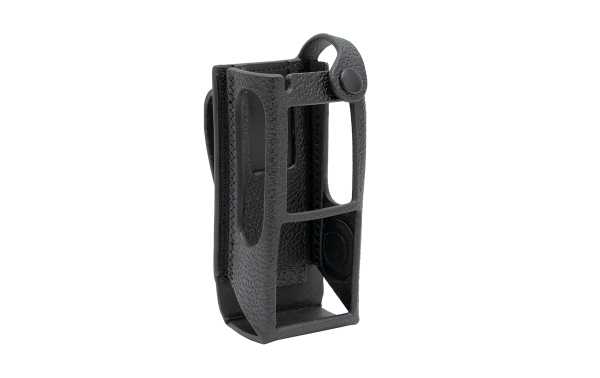 Motorola PMLN-8299 Original Motorola leather case + 3" rotating clip for walkie talkie R7 with screen.