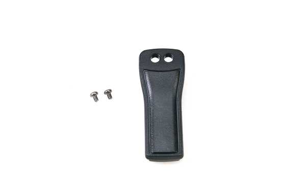 The PR1310 TEAM is a belt clip designed to allow comfortable and safe carrying of walkie-talkies. This belt clip is compatible with various walkie-talkie models, including TECOM IP3, IPX5, IPZ5 and PR8090 models.