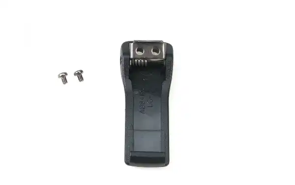 The PR1310 TEAM is a belt clip designed to allow comfortable and safe carrying of walkie-talkies. This belt clip is compatible with various walkie-talkie models, including TECOM IP3, IPX5, IPZ5 and PR8090 models.