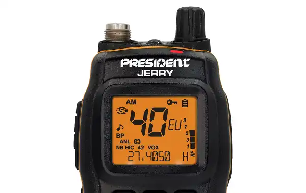 PRESIDENT JERRY Portable AM/FM walkie CB 27 Lithium Battery 1800 mAh