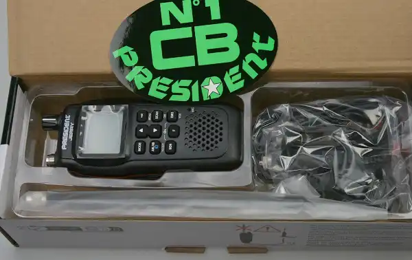 PRESIDENT JERRY Portable AM/FM walkie CB 27 Lithium Battery 1800 mAh