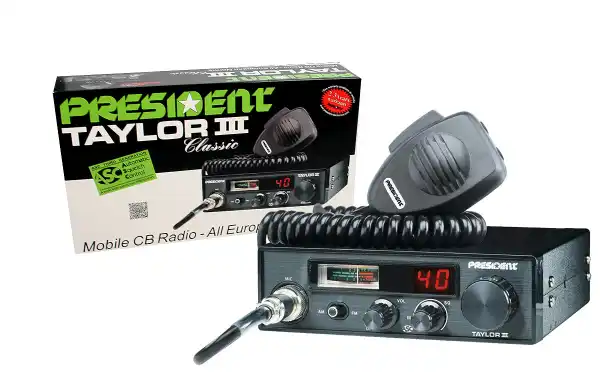 PRESIDENTE TAYLOR III Transmissor ASC 40 AM / FM Padrões multi-europeus