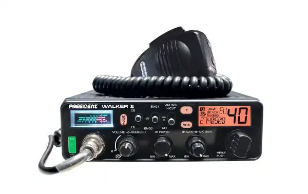 President Walker -II-ASC AM / FM station 40 channels CB 27 Mhz