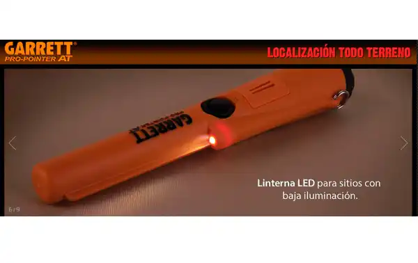 PROPOINTERAT GARRET Detector de metales manual sumergible 6 m