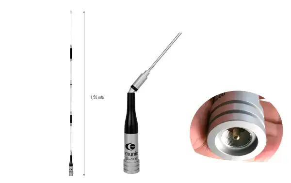 Banda Dual VHF/UHF: Esta antena cubre las bandas de VHF (144 MHz) y UHF (430 MHz), lo que la hace ideal para una amplia variedad de aplicaciones de radioafición y comunicaciones.