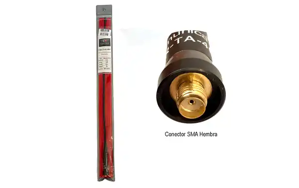 Antenne walk-in KOMUNICA PWR-TA-40-SMAF VHF-UHFSMA femelle super flexible