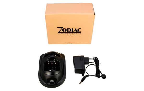 Z47206 ZODIAC double charger + batteries for PROLINE, TEAM PRO +, SAFE, E-TECH IRIS. Color Black