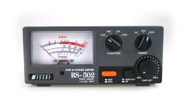 RS-502 NISSEI Stationnaire ROE SWR mètre 1,8 à 525 Mhz. 200 wattsMhz.