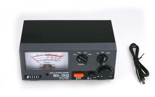 RS-502 NISSEI Medidor estacionarias ROE SWR 1,8 a 525 Mhz. 200 watios