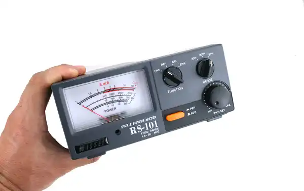 RS-101 NISSEI Stationnaire ROE SWR mètre 1,6 à 60 Mhz. 3 000 watts