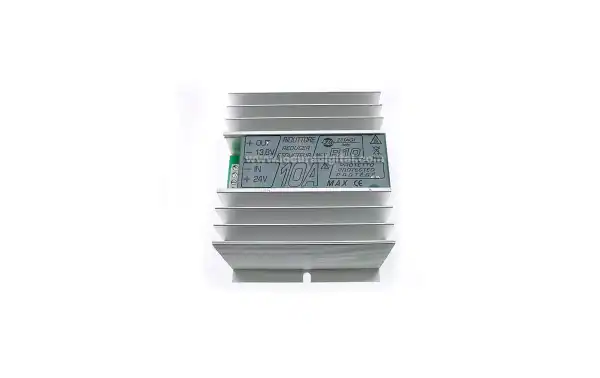 R10 ZETAGI reductor de tensión ZETAGI de 24 a 12 voltios 10 amp, autoprotegido