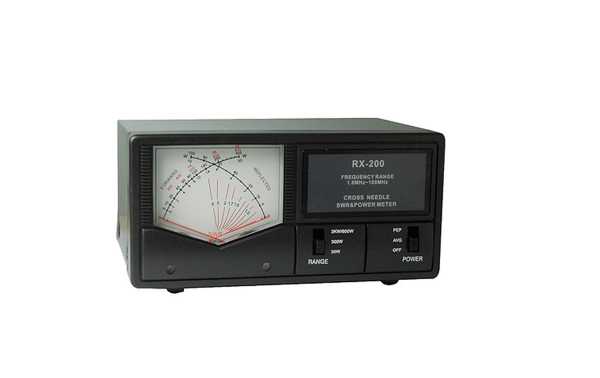 RX200 MAAS Cross needle measurer ROE / Watimetro from 0,5 to 3,000 Wats. 1.8-180 Mhz