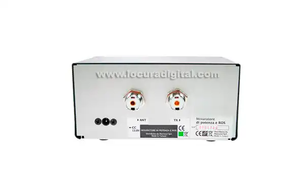 RX200 MAAS Medidor de agulhas cruzadas ROE / Watimetro de 0,5 a 3.000 Wats. 1,8-180 Mhz