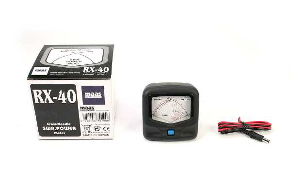 Compteur SWR RX40 MAAS - WATIMETRE 140 - 525 Mhz. 150 watts double aiguille