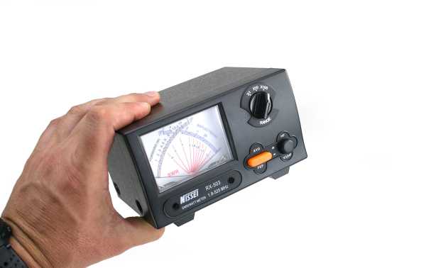 NISSEI RX-503 Meter cross needles ROE / W- 200 w 1.8 - 525 MHZ