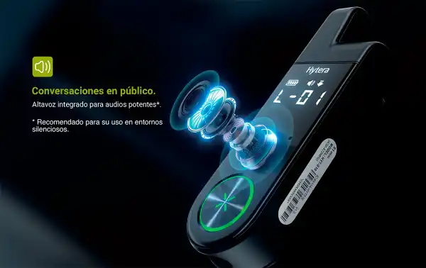 HYT S10 PMR446 walkie de uso Hytera PMR446