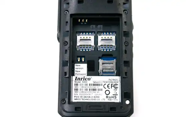 INRICO S200 Walkie usa 4G LTE Android/WiFi zello grátis