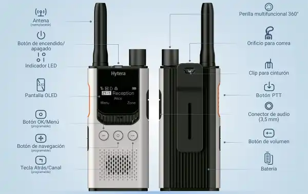 HYTERA HYT S35 PMR446 Walkie de uso libre PMR446