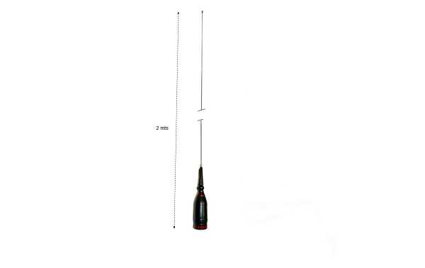 Antenne CB PRESIDENT KF-100N Sur Socle Pour Voiture (70 Cm) - Occasion En état De Marche