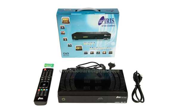 IRIS-9700 RÉCEPTEUR SATELLITE COMBO FULL HD + WIFI TDT2