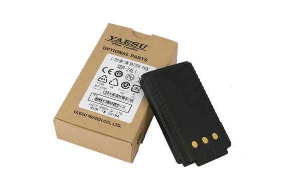 Batterie originale au lithium 1800 mAh SBR24LI YAESU pour Yaesu FT70DE