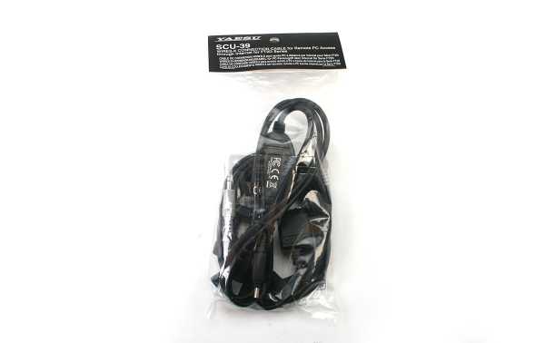 SCU39 Cable de programación Yaesu FT2/FT5DR/3DE/FTM-100/FTM-400. El juego de cables SCU-39, contiene 1x SCU-19, 2 x cables jack estéreo de 3,5 mm (gris, negro), 1 x adaptador CT-44