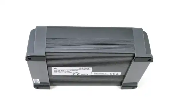 2-stage full power charger mode with 14.3V bulk charge and 13.6V float charge.