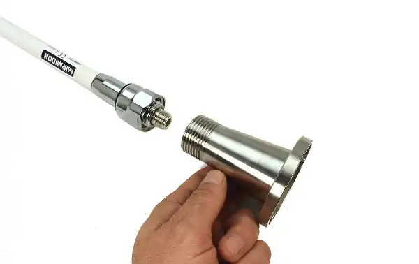 MIRMIDON SEA120VHFGPS Antena marina VHF-AIS-GPS, fibra vidrio con duplexor GPS y VHF conector antena N hembra + Soporte SEAFIX18