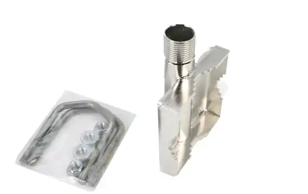 The MIRMIDON SEAFIX-66 is a stainless steel bracket with one inch thread designed to be fixed to a mast with a diameter of 25 to 50 mm.