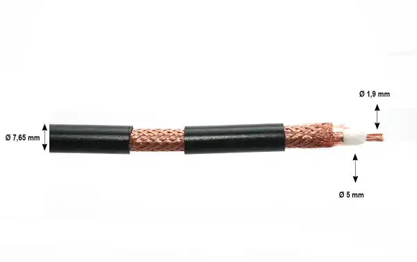 Medidas do cabo SERVICE FLEX 7