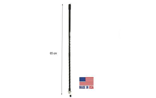 PROCOMM SF2-B Antena 3/8 rosca para veículo radiante CB27 Comprimento 65 cm